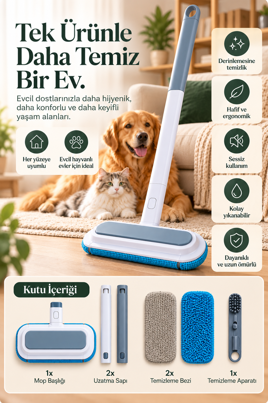 PAWIVA Pure™ – Kedi & Köpek Tüy Toplayıcı