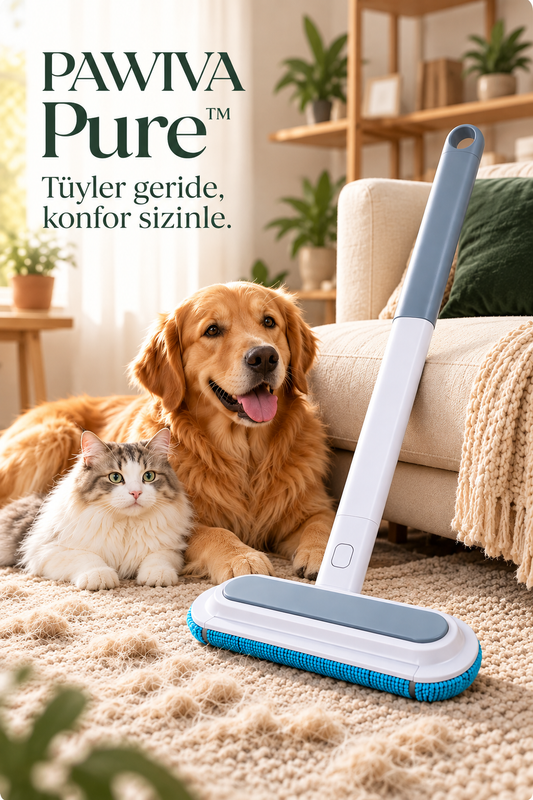 PAWIVA Pure™ – Kedi & Köpek Tüy Toplayıcı
