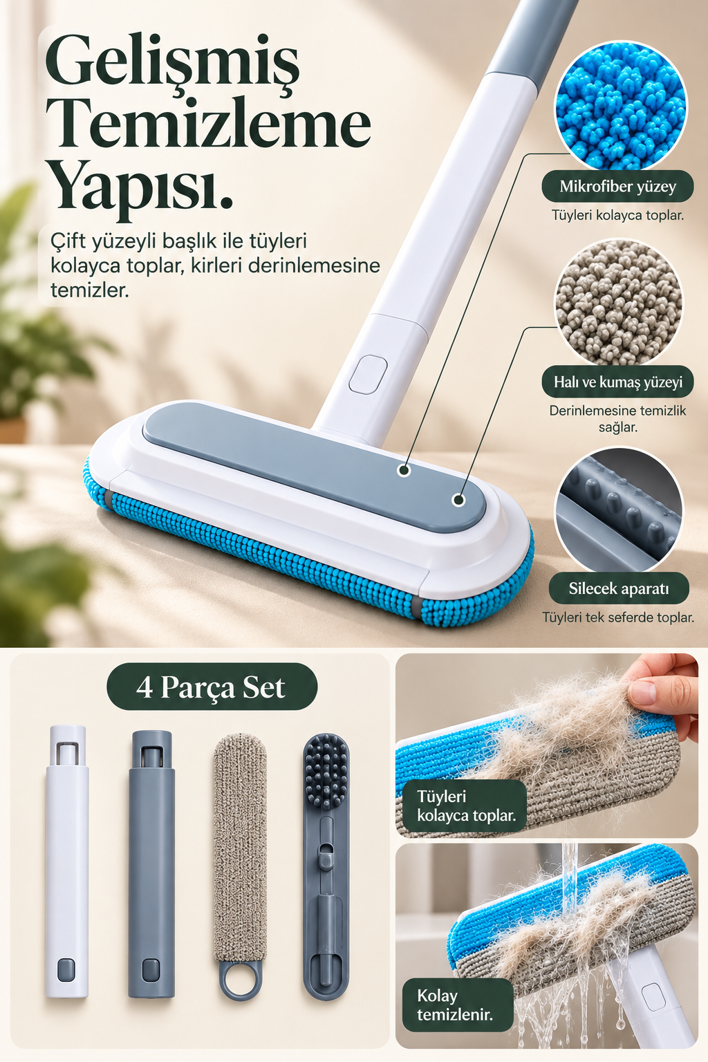 PAWIVA Pure™ – Kedi & Köpek Tüy Toplayıcı